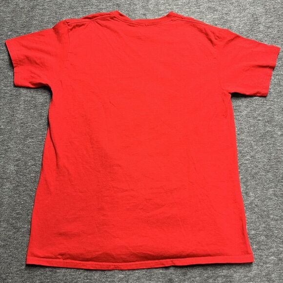 Disney T-Shirt Christmas Theme Mickey & Minnie Medium Red - Picture 5 of 5